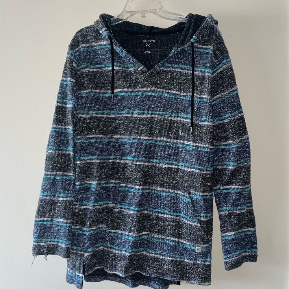 Striped Blue and Gray Men's Drugrug